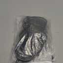 uxcell 28 PCS Openable Curtain Rings Metal Eyelet Hangers Ring 2.5 Inch Interior Diameter for Drapery Curtain Rods Black