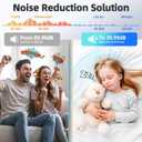 4 Pack High Density Large Acoustic Panel Sound Absorbing with Self-Adhesive