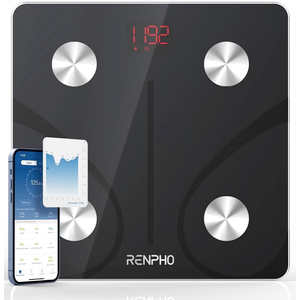 RENPHO Smart Scale for Body Weight, FSA&HSA Eligible, Bathroom Digital Scale with BMI, Body Fat, Bluetooth Fitness Equipment Sync with Apps, Accurate for Weight Loss, Home Use