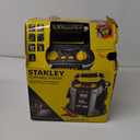 STANLEY J5C09 Portable Power Station Jump Starter 1000 Peak Amp Battery Booster, 120 PSI Air Compressor, USB Port, Battery Clamps
