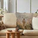 He is Risen Easter Throw Pillow Covers - Christian Religious Easter Lamb Decor, Esus and the Lost Lamb Pillow Covers for Home Bedroom Couch