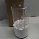 Toothbrush Holder with Cover 360 Rotating 4 Compartments Bathroom Toothpaste Electric Toothbrush Organizer, White