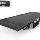 Ultralight Camping Cot for Adults - Portable Folding Camping Bed, Supports 350 lbs - Lightweight for Travel, Camping, Hiking, Backpacking, Mountaineering, Black