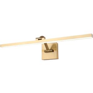 Hard-Wired Picture Lights 23.62 Inch Dimmable LED Wall Art Lighting 14W,2700K, Warm WhiteModern Brass Gallery Light Poster Lights Adjustable Swing Arm Picture Frame Light for Display Art Work
