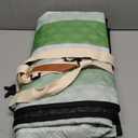 Waterproof Picnic Blanket Beach Outdoor Camping Mat Extra Large Foldable Cute Big Travel Essential Accessories Gift Park Patio Lawn Garden Grass Ground Play Music Festival Concert Must Have (80''*80'', Stripe Green)