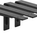 10"x 6"Shelf Bracket ,L Shelf Brackets,max Load 300lbs, Premium Alloy Metal Heavy Duty Shelf Bracket, high Strength Mounting Hardware Included, countertop Support,Corner Brace,Pack of 4.