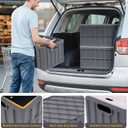 Citylife 64L Collapsible Storage Bins with Lids Plastic Storage Containers for Organizing Stackable Storage Box Large Heavy Duty Utility Crates, 2 Packs