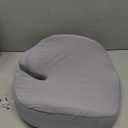 Seat Cushion for Office Chair, Memory Foam Sciatica Pain Relief Pillow, Extra Large Seat Cushion for Hip, Tailbone, Coccyx Pain, Desk Chair Pad for Office, Home, Gaming, Car, Wheelchair XL (Grey)
