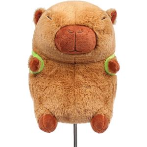 Funny Capybara Golf Headcover, Animals Plush Golf Club Head Covers, Small Size Fits Hybird and Irons, Large Size Fits Standard 460cc Driver Head