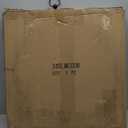 24 Inch Wooden Wall Clock with Roman Numerals, Black Metal Frame, and Glass Cover - Elegant Home Decor, Silent Quartz Movement, Easy to Read, Perfect for Living Room, Kitchen, or Bedroom