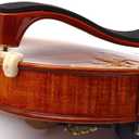 AMZZ 4/4 Violin Shoulder Rest  Maple Wood, Comfortable Foam Pad & Height Adjustable Feet, Fits 3/4 & 4/4 Violins, 12" & 13" Violas for Kids & Adults