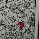 Display Board Compatible with Lego Art 31216 Keith Haring Dancing Figures  Premium Acrylic Wall Frame for 5 Minifigures | Horizontal Hanging Frame Only, No Figures or Bricks Included (38"x15")