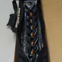 EMART Backdrop Stand 10x7ft(WxH) Photo Studio Adjustable Background Stand Support kit with 2 Crossbars, 8 Clamps, 2 Sandbags and Carry Bag for Parties, Events Decoration, Wedding, Photography (Black)