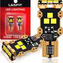 LASFIT 921 LED Bulb Reverse Light, 912 T15 6000K White Canbus Error Free W16W 906 904 Backup Light Replacement Cargo Lights for Car Trunk, Super Bright, Pack of 2