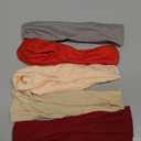 Tyfthui 5 Pack Headbands for Women, Fashionable Sports Hairbands, Elastic Wide Headbands Non Slip Workout Yoga Sport Headbands for Women (Color B)
