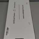 20pcs White Artificial Flowers Bulk For Vase That Look Real, White Flower Centerpiece For Table, Silk Floral Home Decor Indoor, Faux Kiku + Eucalyptus Stems + Wildflowers, Flores Blancas Artificiales