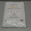 SafeRest Waterproof Mattress Protector Twin Size  Absorbent Breathable Soft Fitted Bed Cover with 18" Deep Stretchable Pockets  Machine Washable Twin Mattress Cover