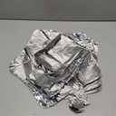 4 Pack Silver Star Balloons & Some Letters And Numbers (2,2,5,5,5,L,V,V,A,F