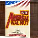 Heimlove Walnut Wood Cutting Board for Kitchen, 17"x11" Reversible Wooden Chopping Board with Deep Juice Grooves and Handles, Natural Walnut Wood Cutting Board for Chopping, Cheese, Vegetables