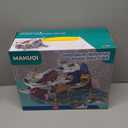 Toy Car Ramp Track, Climbing Hills Railcar Colorful Vehicles Construction Play Set with 12 Mini Racer Cars for Kids 3+(Dinosaur)