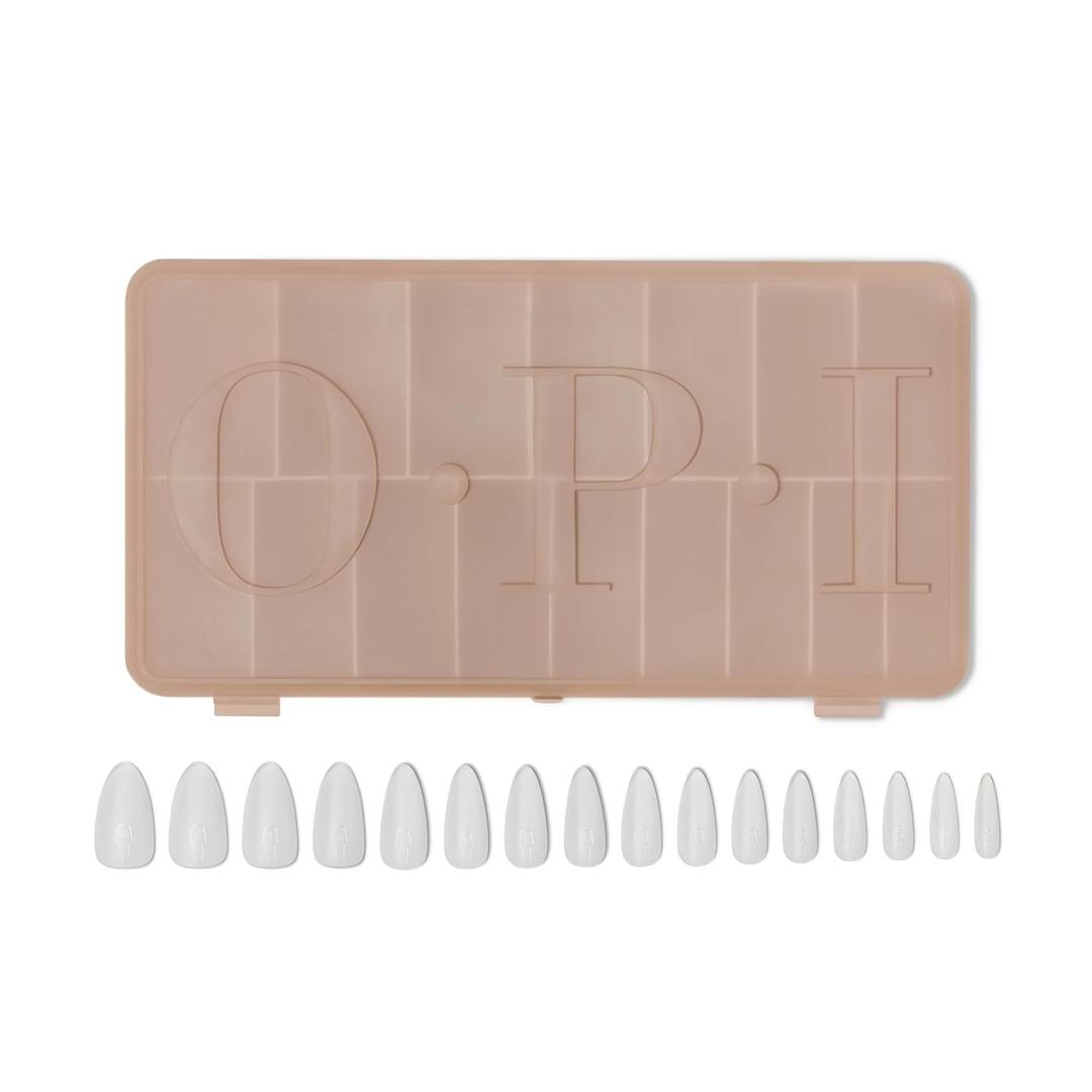 OPI GELevate Soft Gel, Nail Tips | Medium Length Extensions | Flexible & Natural Fit | 1 Box with 16 Sizes