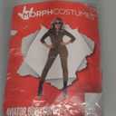 Morph Womens Aviator Costume Fitted Flight Suit Halloween Outfit Military Style for Women (Small)