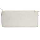 FUNHOME Outdoor Bench Cushion Covers 45" x 18" x 3", No Insert! Patio Bench Cushion Covers for Outdoor Furniture, Water Resistant Patio Loveseat Cushion Cover 1 Pack, Cream White (Covers ONLY)