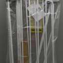 Regalo Safety 29-49" Easy Step Extra Wide Baby Gate for Doorways & Bottom of Stairs, Pressure Mounted Safety Gate with Door for Babies, Toddlers & Pets, White