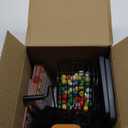 SEETOOOGAMES Deluxe Bingo Game Set - 8 Inch Metal Cage, 50 Paper Cards, 600 Colorful Clear Chips, Bingo Balls and Plastic Master Board, Great for Adults Large Groups, Family Games Nights Parties