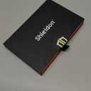 SHIELDON Genuine Leather Strong Magnetic Wallet for MagSafe, Phone Wallet Stand for Men Women, 6 Card Holders, Angle Adjustment, RFID Blocking, Compatible with iPhone 17/16/15/14/13/12 Series - Coffee