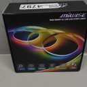 MIWISE RGB Smart IC COB LED Strip Light,20ft Color Chasing Flexible LED Tape Light,WS2811 Addressable RGB Strip with APP Control/Music Mode,Work with Alexa/Google,for Party/Home DIY Lighting Projects