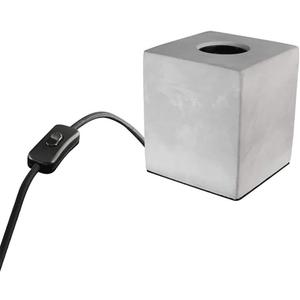 Feit Electric Gray 60W Industrial Style Table Cube Lamp Base