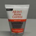 Neutrogena All-In-1 Acne Control Daily Face Scrub to Exfoliate and Treat Acne, Salicylic Acid Acne Treatment, 4.2 fl. Oz (Pack of 3)
