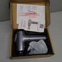 Massage Gun, Muscle Massage Gun for Athletes Handheld Electric Deep Tissue Back Massager, Percussion Massage Device for Pain Relief with 30 Speed Levels 9 Heads pcs (Grey)