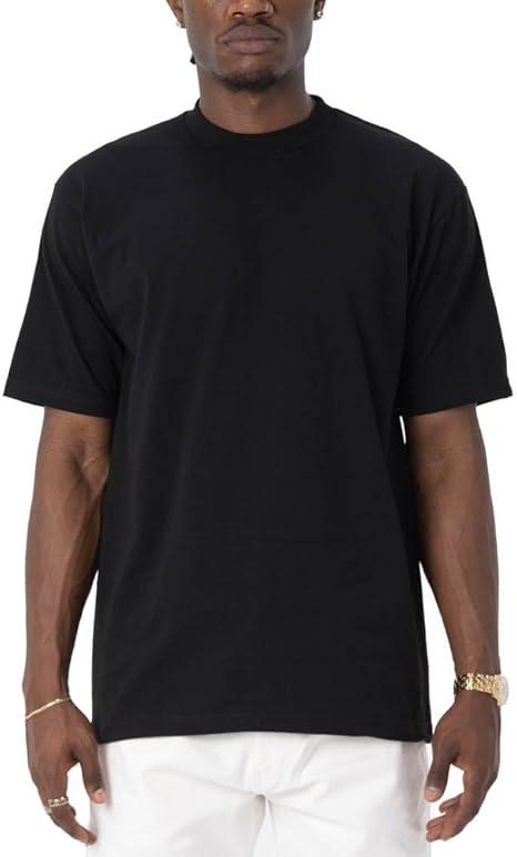 Pro Club Men's 1 Pack Heavyweight Cotton Short Sleeve Crew Neck T-Shirt
Size XL