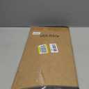 Malier Dog Gate with a Small Door, Extra Wide All Metal Short Dog Gate Pet Gate for Stairs, 10'' Tall Pressure Mount Easy Step Over Puppy Gate Low Gate for Doorways (White)