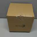 DOWAN 7.6" 360 Rotating Utensil Holder, Kitchen Utensil Holder for Countertop, Ceramic Utensil Crock, Large Cooking Utensil Caddy for Kitchen Counter, Protection Cork Bottom, Black