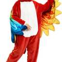 ABPTBAZ Adult Costume Onesie Pajamas Funny Cosplay Halloween Christmas Women men (Red, L)