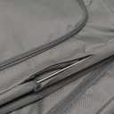 Sorbus Storage Bins with Metal Frame - Stackable & Foldable Clothes Organizer Bags - Oxford Fabric Storage Containers with Large Clear Window & Carry Handles Organization for Bedding Linen & Clothing (3 Pack, Gray)