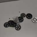 Luggage Suitcase Replacement Wheels Luggage Replacement Wheels Wear-Resistant Mute Suitcase Rubber Swivel Caster Repair Kits (Sliver-55mm-4pcs)