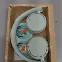 BuddyPhones POP Fun | Foldable Bluetooth Kids Headphones + Microphone, Works Wired or Wireless - SafeAudio Volume Limiting for iPhone/iPad/Tablet/PC and More (Green)