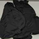 Lounsweer 3 Pieces Office Chair Cover Rolling Desk Chair Cover Gaming Covers Stretch Washable Protector Pets Slipcovers for Swivel Armchair Boss(Simple,Black)