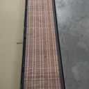 Furnnylane 4 Panel Bamboo Room Divider and Folding Panel Screen,Bamboo Panel Divider for Room Separation,Brown,67" H x 61.4" W