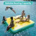 Inflatable Floating Dock, Lake Floats Pool Float Water Island Raft, Inflatable Dock River Floats Inflatable Platform for Yacht, Floating Mat for Lake, Boat Floating Mat for Pool Ocean 5FT/8FT/10FT, 10 x 6.6ft