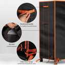 GREENER Heavy Duty Wood Rack Cover - 4FT, Waterproof & Weather Resistant, PVC Coated - Fits Tikimilor, ULIOK, NANNARDOSO