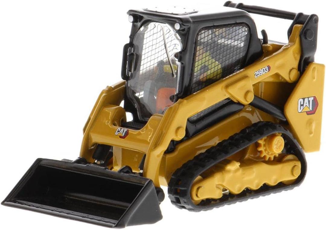 Diecast Masters 1/50 CAT 259D3 Compact Track Loader w/Bucket, Fork & Grapple Bucket 85677