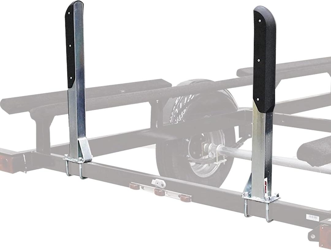 Extreme Max 3005.3787 Heavy-Duty 30" Pontoon Trailer Guide-Ons with Non-Marking Coating for 3" Trailer Frames - Includes 2 Guide-Ons