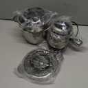 Kitchen in the box Food Processor, Electric Meat Grinder & Food Chopper with 400W Powerful Veggie Chopper-2 Bowls8 Cup+8 Cup & 2 Bi-Level Blades for Meat/Fish/Vegetable/Baby FoodBlack Button