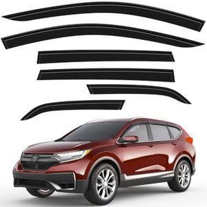 Tape-on Window Visors Rain Guards for Honda CR-V CRV 2017-2022,6PCS