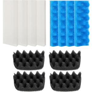 12Pcs Canister Filter Media for Fluval 406/407 Bio Foam Value Pack, Replacement Aquarium Filter Medias